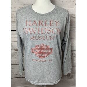 Harley-Davidson Crewneck Long Sleeve Tee
